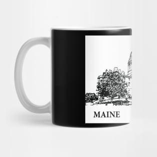 Maine State USA Mug